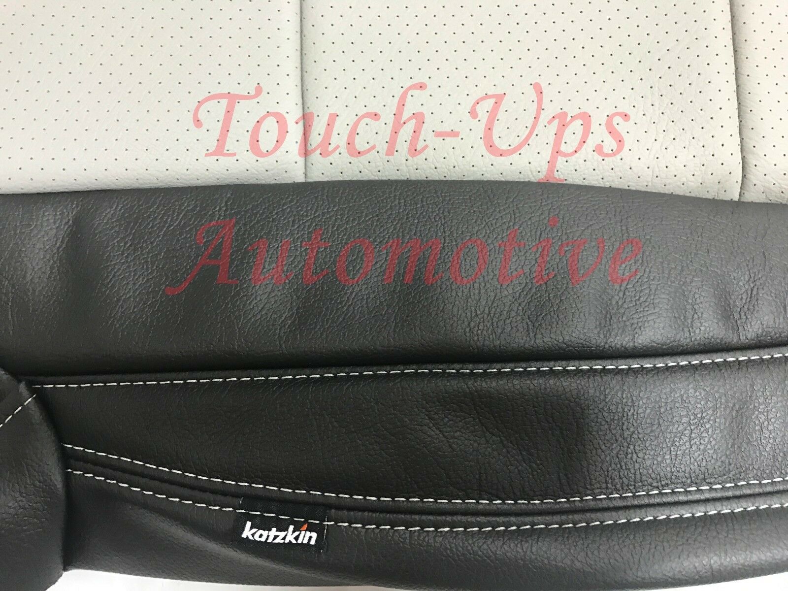 2013-2018 Toyota Rav4 XLE KATZKIN Leather Seat Covers Kit Two Tone Black Gray