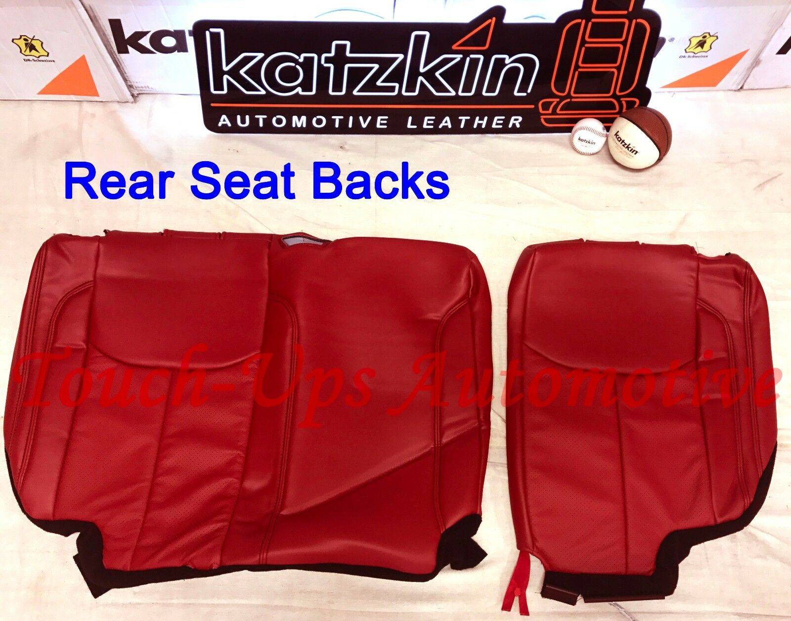 2013-2018 Jeep Wrangler JK Katzkin Leather Seats New Salsa Red Custom Perforated
