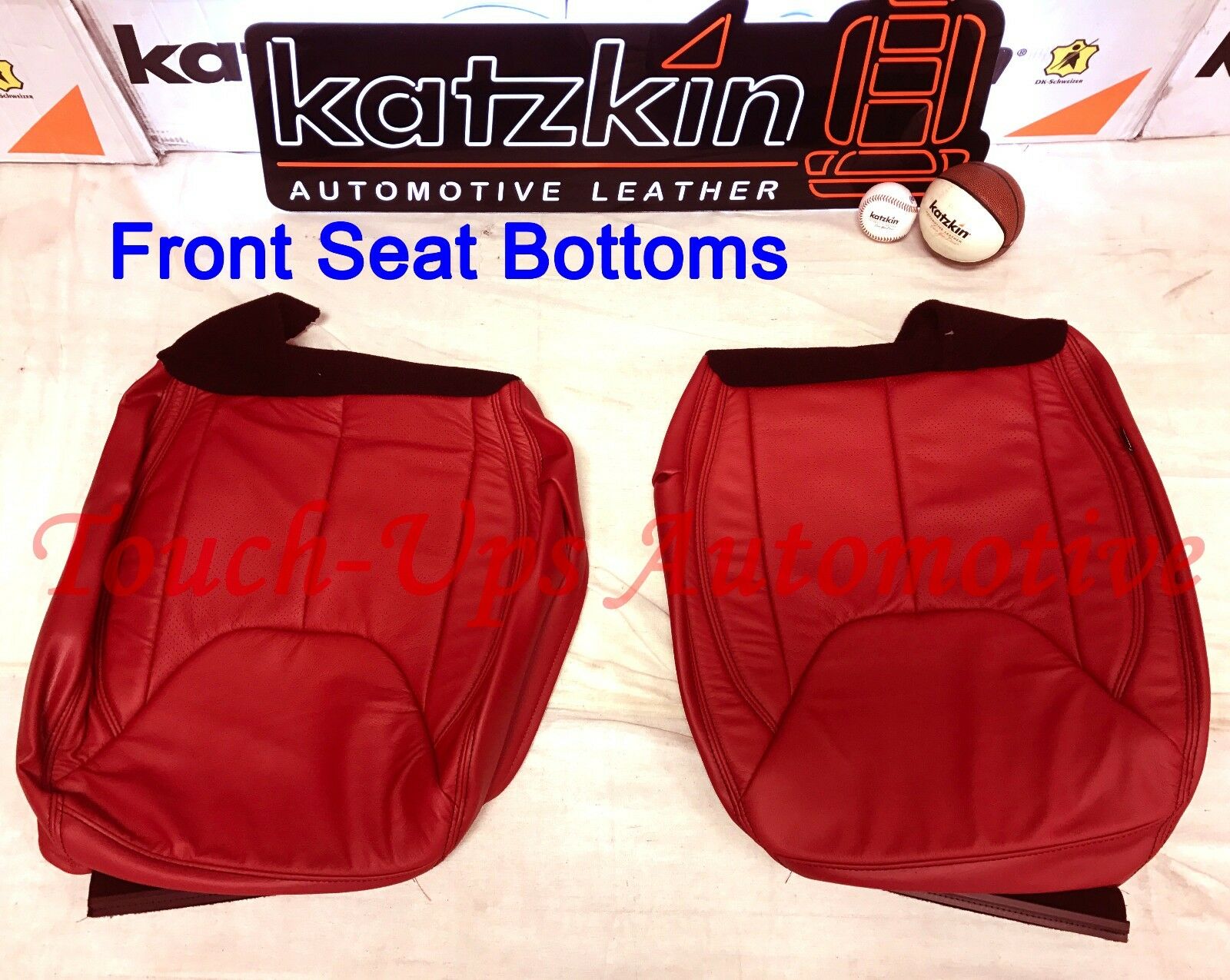 2013-2018 Jeep Wrangler JK Katzkin Leather Seats New Salsa Red Custom Perforated