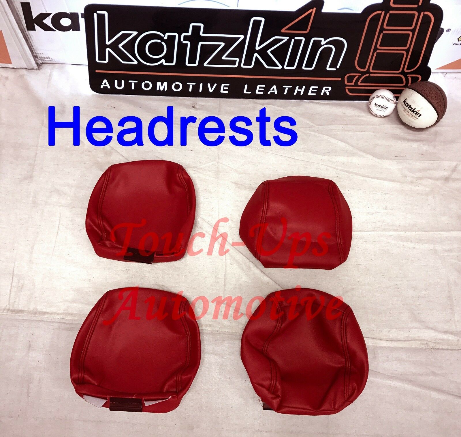 2013-2018 Jeep Wrangler JK Katzkin Leather Seats New Salsa Red Custom Perforated