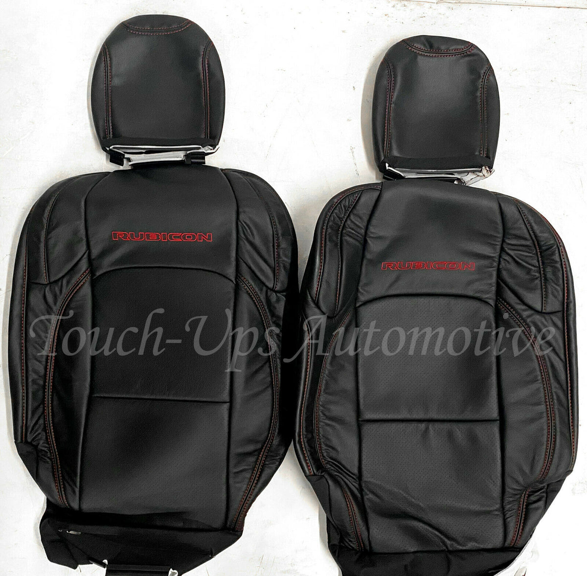 2018-22 Jeep Wrangler Rubicon JL Katzkin Leather Seat Covers Blk
