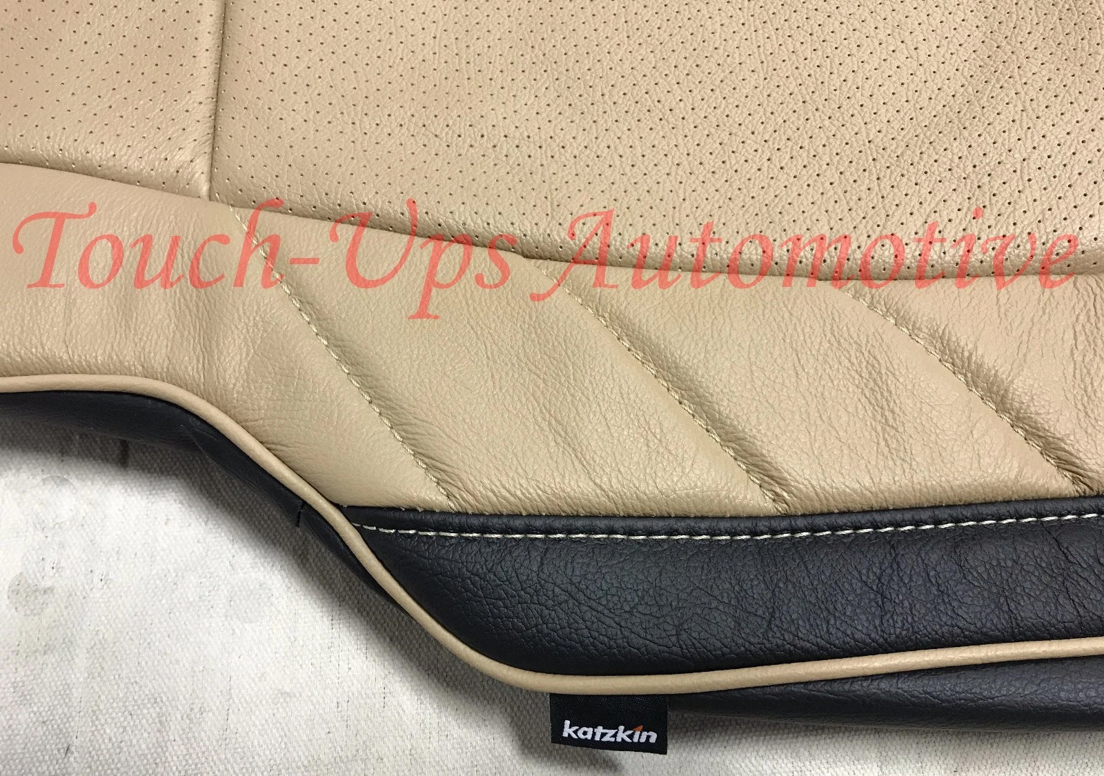 2015-2018 Ford F150 XLT SuperCrew Katzkin Leather Seats LIMITED style Blk Bisque