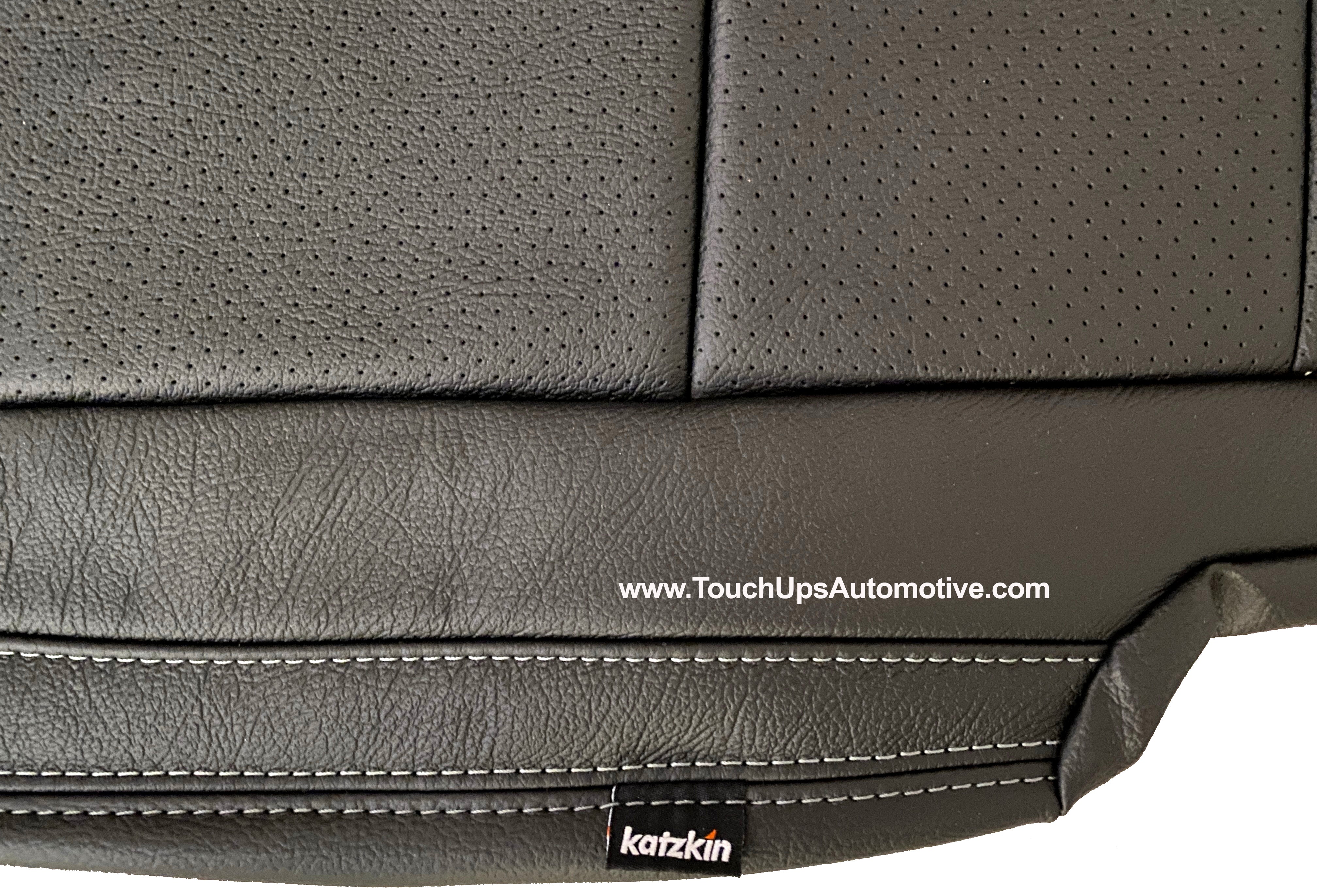 2021-2026 Ford F-150 XLT Super Crew Katzkin Leather Seat Covers Black Perf Lariat Design