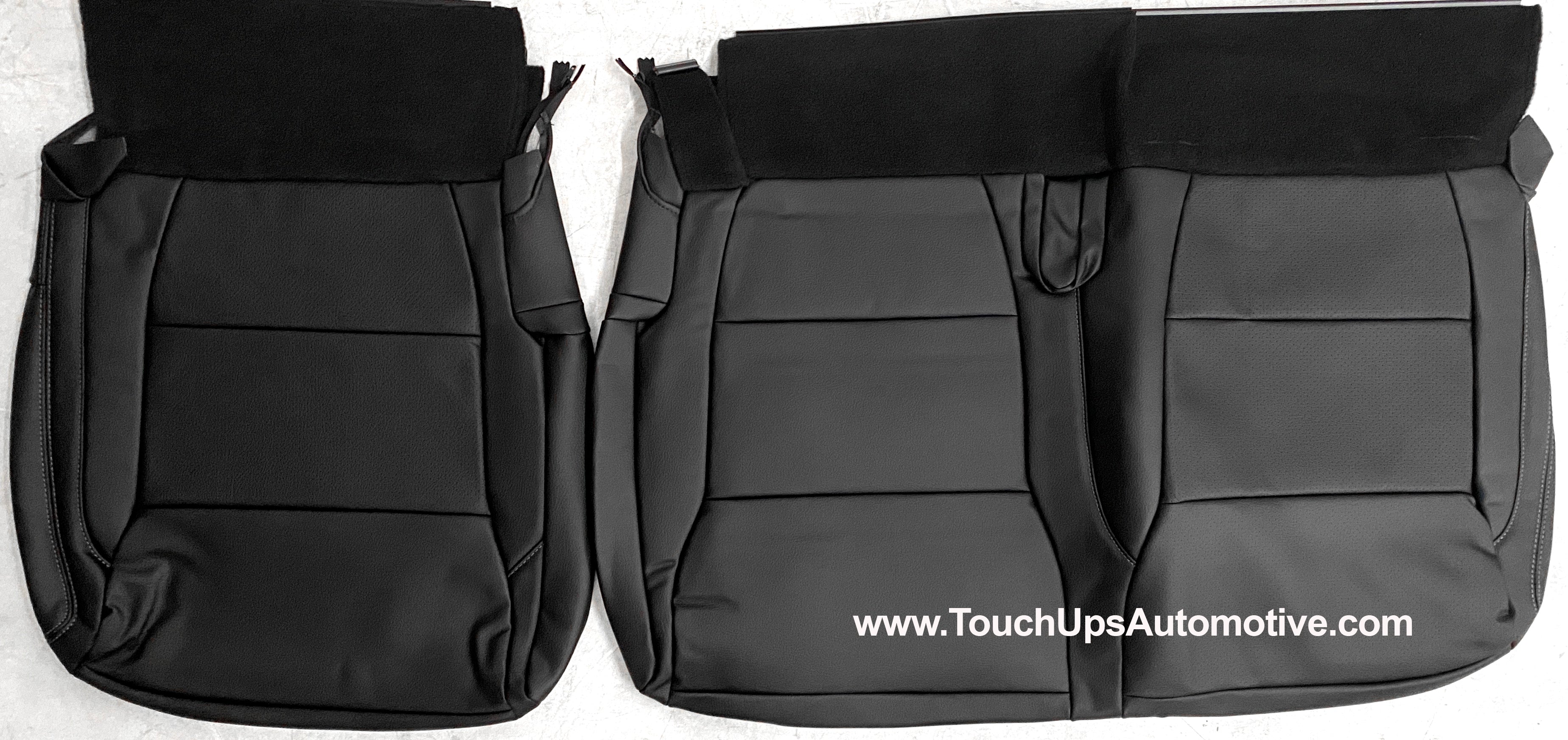 2021-2026 Ford F-150 XLT Super Crew Katzkin Leather Seat Covers Black Perf Lariat Design