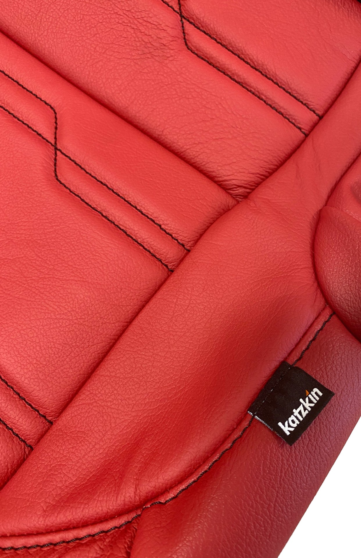 Leather Seat Covers for 2024 2026 Toyota Tacoma Double Cab Red Tekstitch  Leather Seat Pros