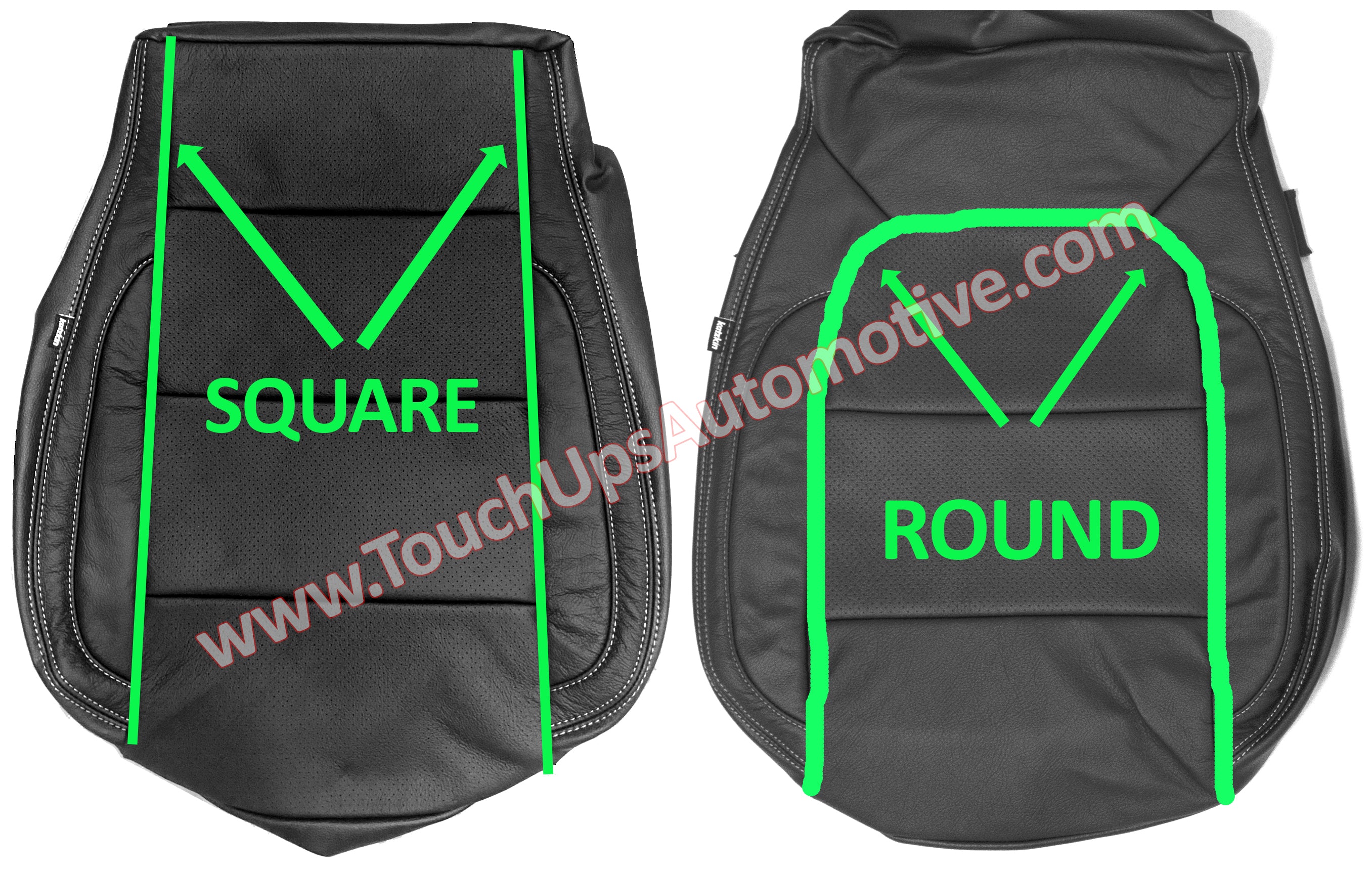 2019-2021 Silverado Crew Cab LT Black Red Diamond Roadwire Leather Seat Covers