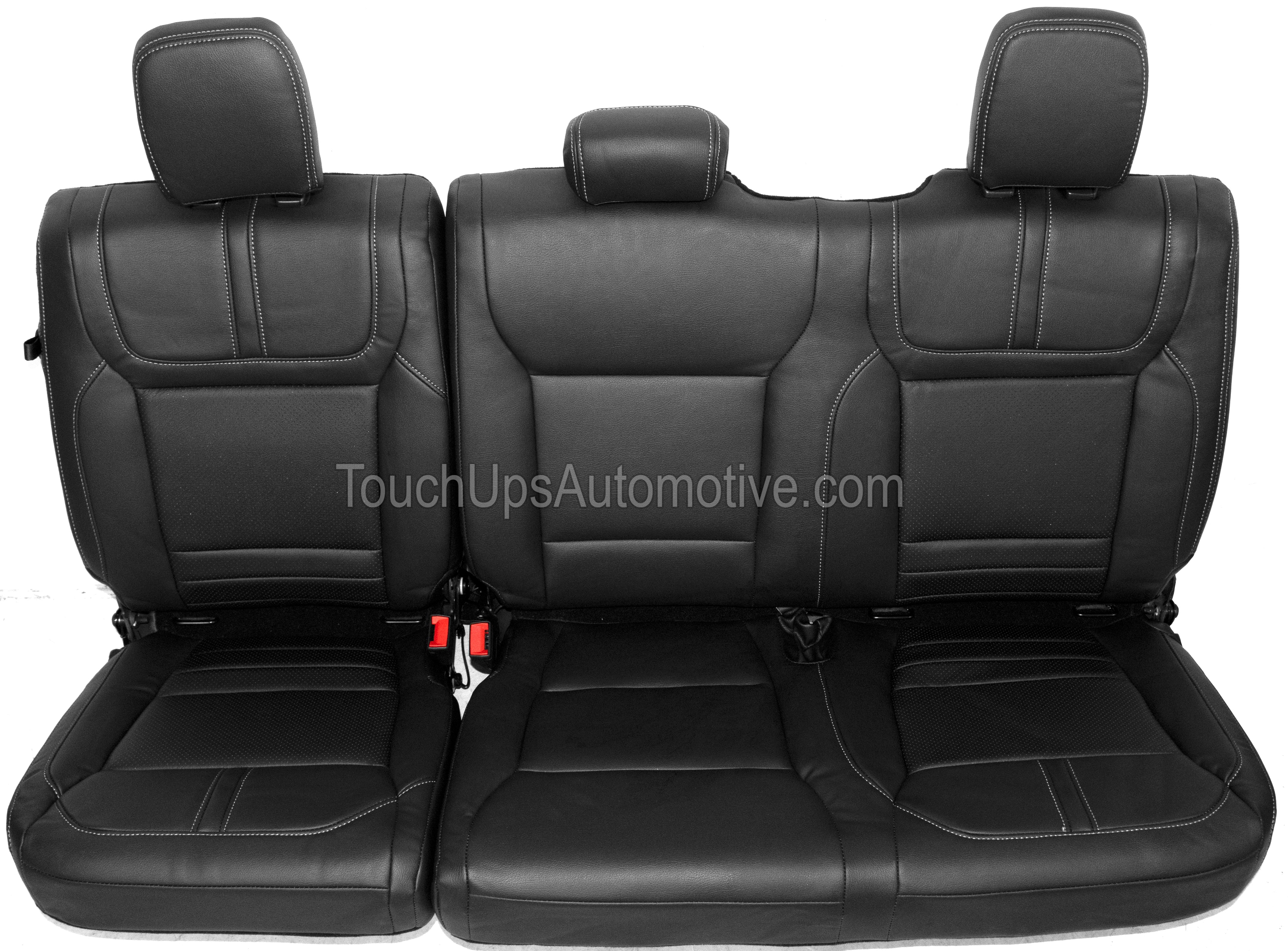 2021-2026 Ford F-150 XLT Super Crew Katzkin Leather Seat Covers Black Perf Platinum Design