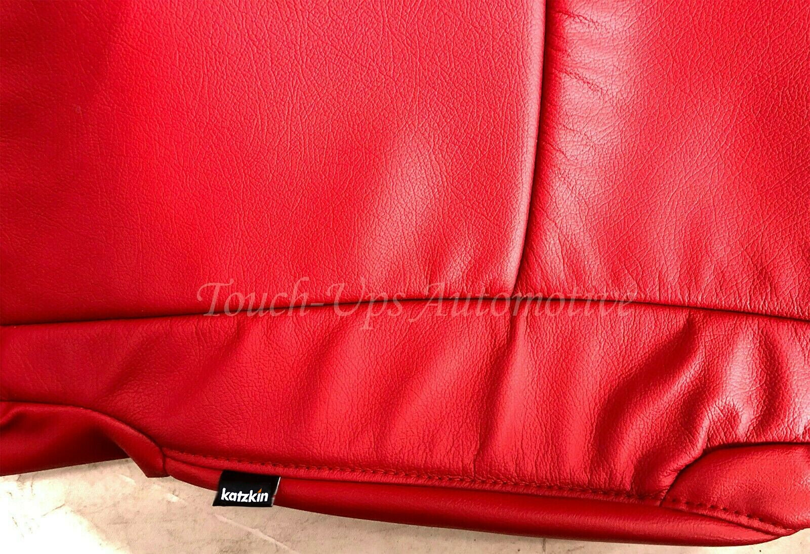 Fits 2011-2024 Toyota 4Runner Red Leather Seat Covers Kit Black TRD Logos 2 row