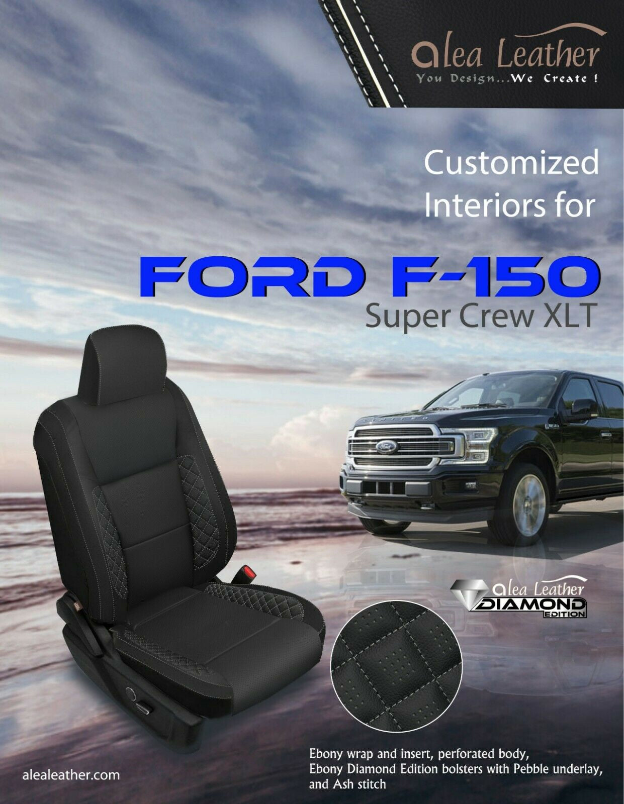 2017-2020 Ford F-250 Alea Leather FDF124DB-G