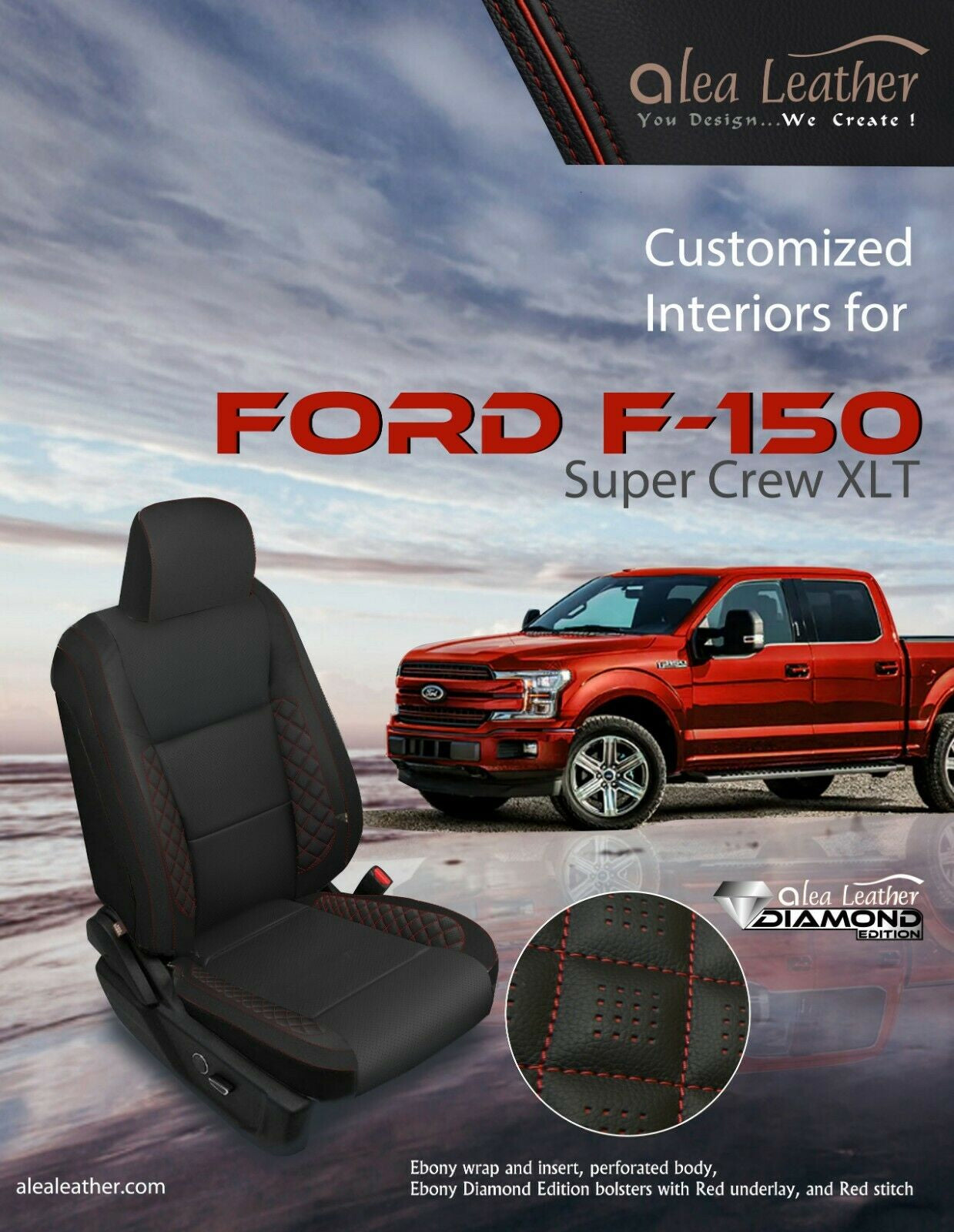 2015-2020 Ford F-150 Alea Leather FDF124DB-R
