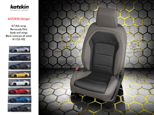 2016-2020 Chevrolet Camaro Coupe LS LT RS SS Ash, Barracuda Flint Body and Wings Katzkin