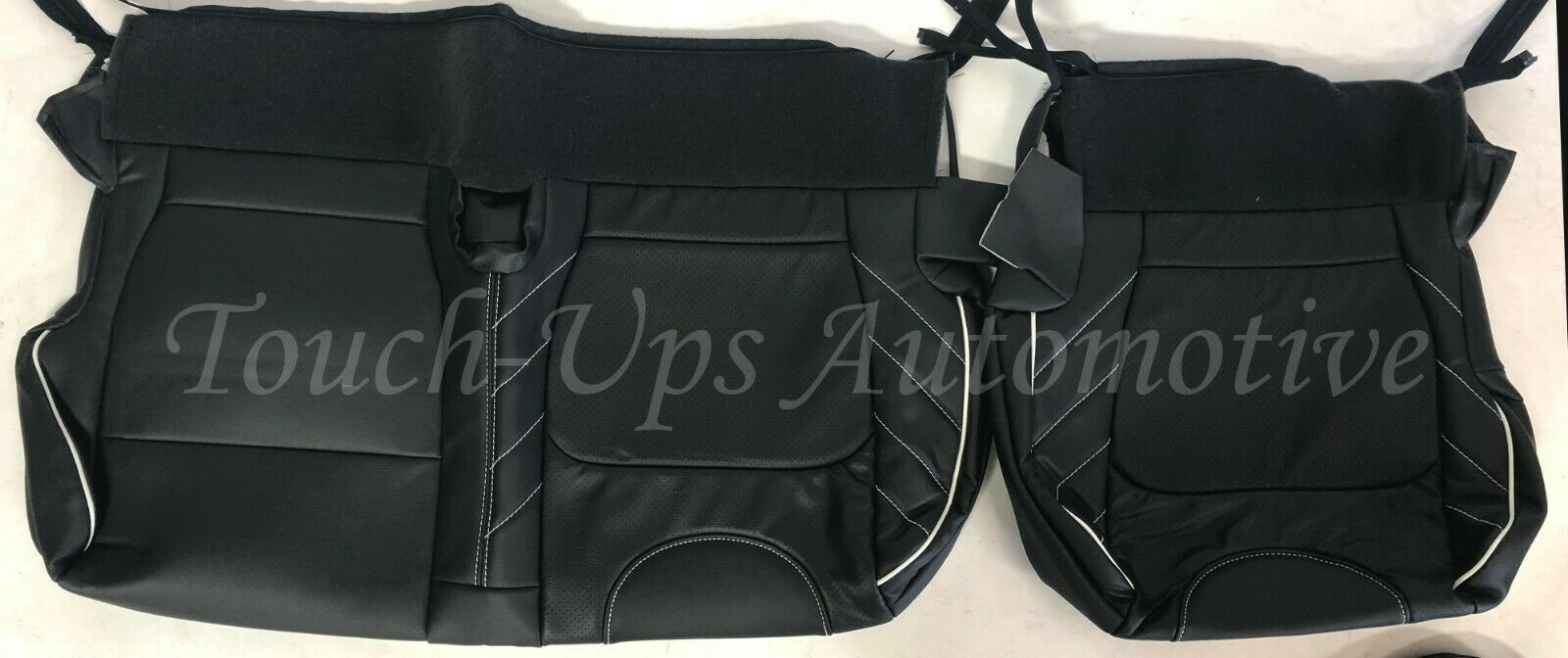 2015-2018 F-150 XLT SuperCrew KATZKIN Leather Seat Covers LIMITED Black Pearl