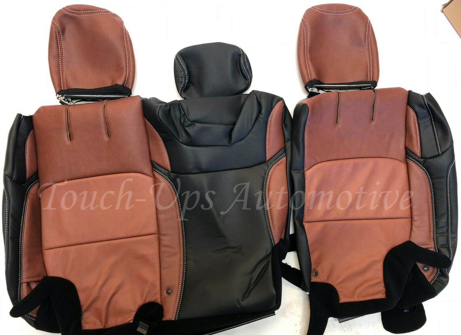 2018-2021 Jeep Wrangler Sahara JL KATZKIN Leather Seat Covers Kit Black Mahogany