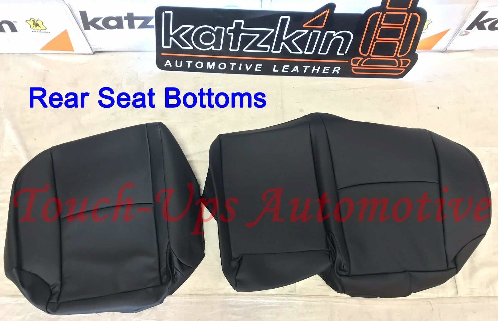 2011-2020 Toyota 4Runner 2 Row KATZKIN Black Leather Seat Covers Kit SR5 Trail