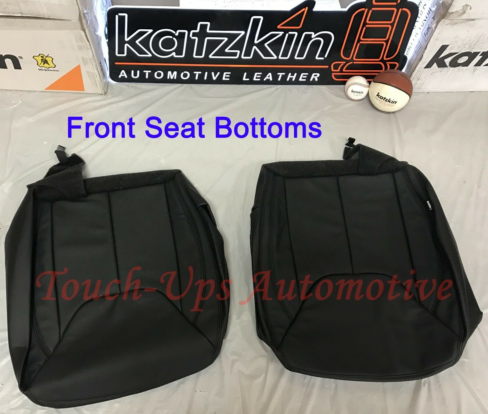 2013-2018 Jeep Wrangler JK 2 Door New KATZKIN Black Leather Seat Covers Kit