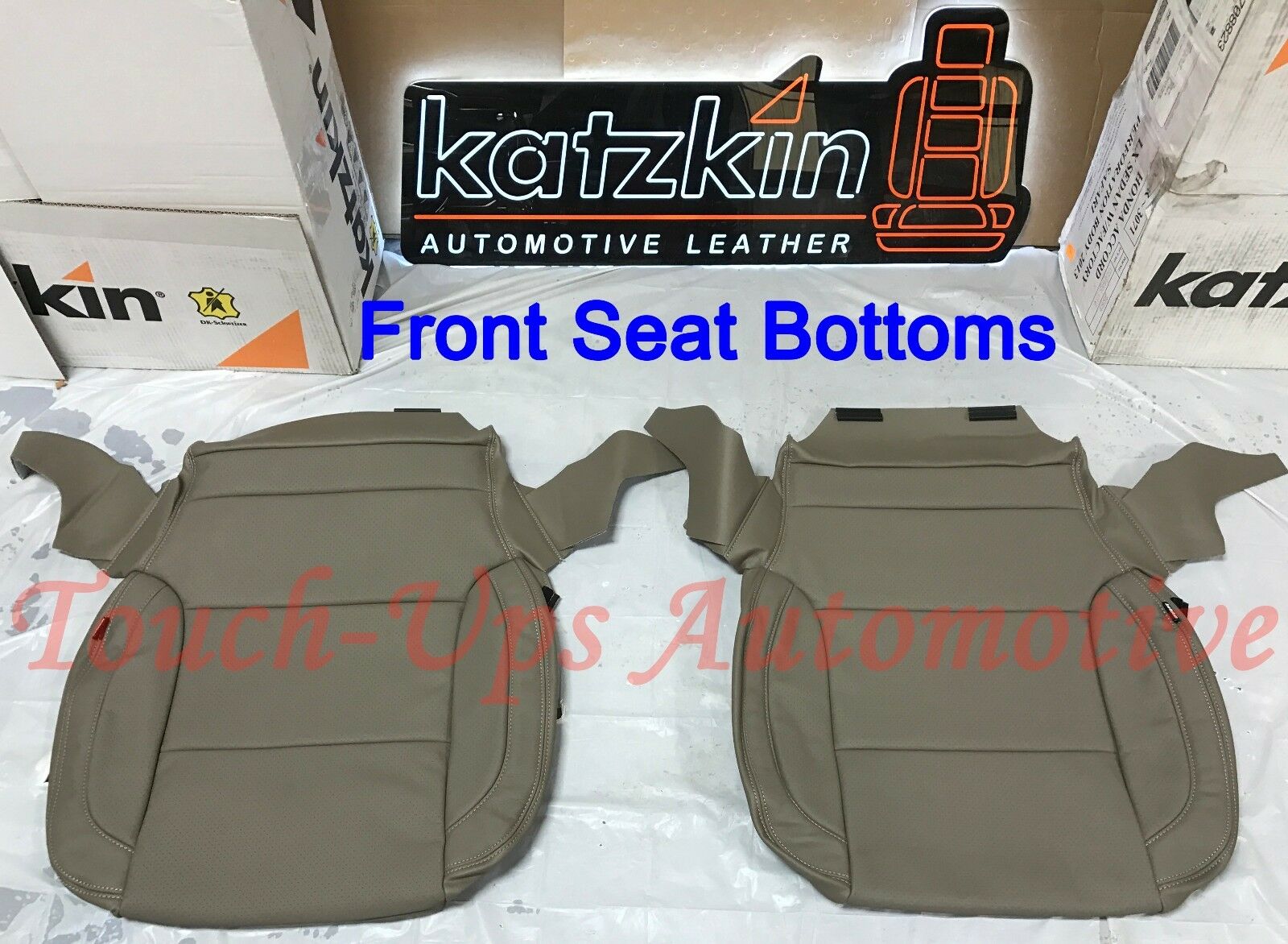 2014-2018 Silverado Crew Cab LT Katzkin Cocoa Dune Leather Seat Covers Replace