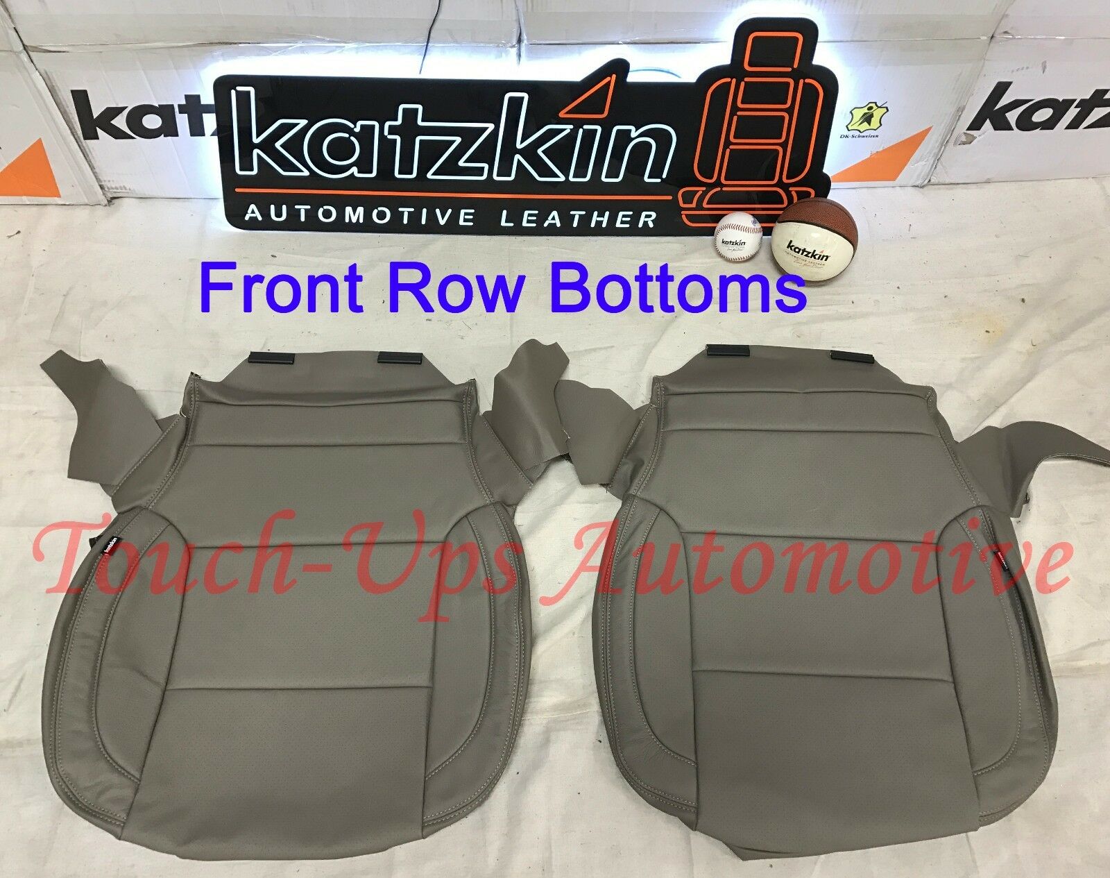 2015-2018 Chevrolet Tahoe Katzkin Cocoa Dune Leather Seat Covers Kit 3 Three Row