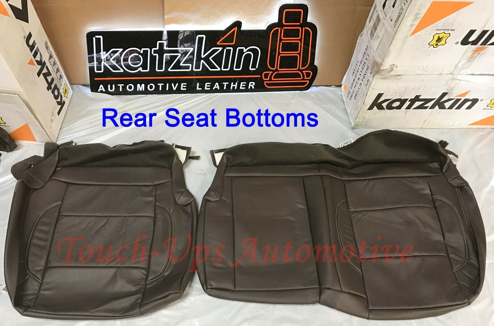 2014-2018 GMC Sierra CrewCab KATZKIN Cocoa Dune Leather Java Perforated