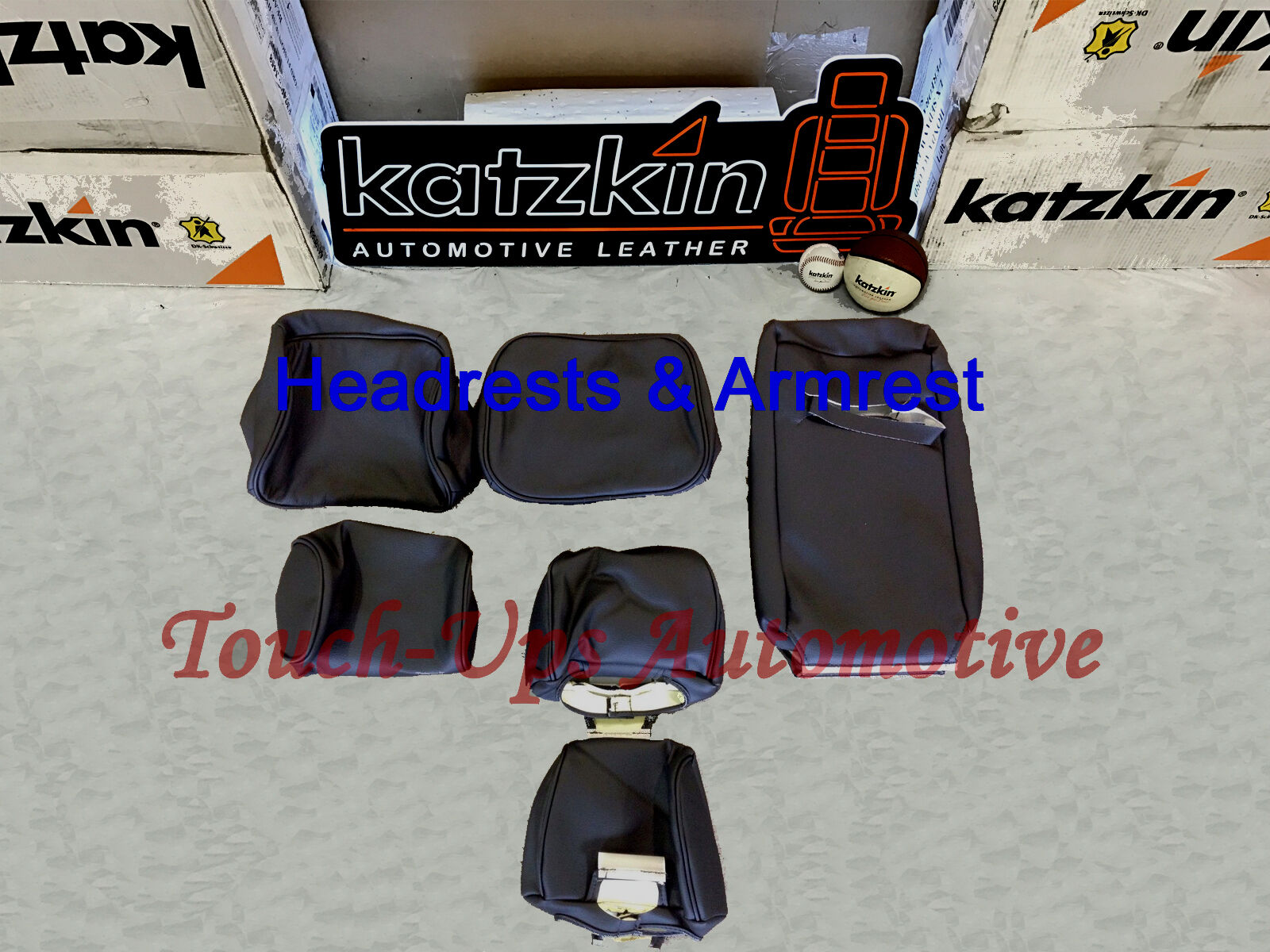 2011-2020 Jeep Grand Cherokee Laredo Black KATZKIN Leather Seat Covers Kit New