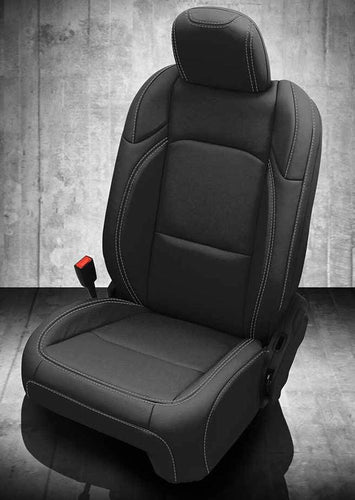2018-2021 Jeep Wrangler Sahara Sport 4dr JL KATZKIN Black Leather seat Covers