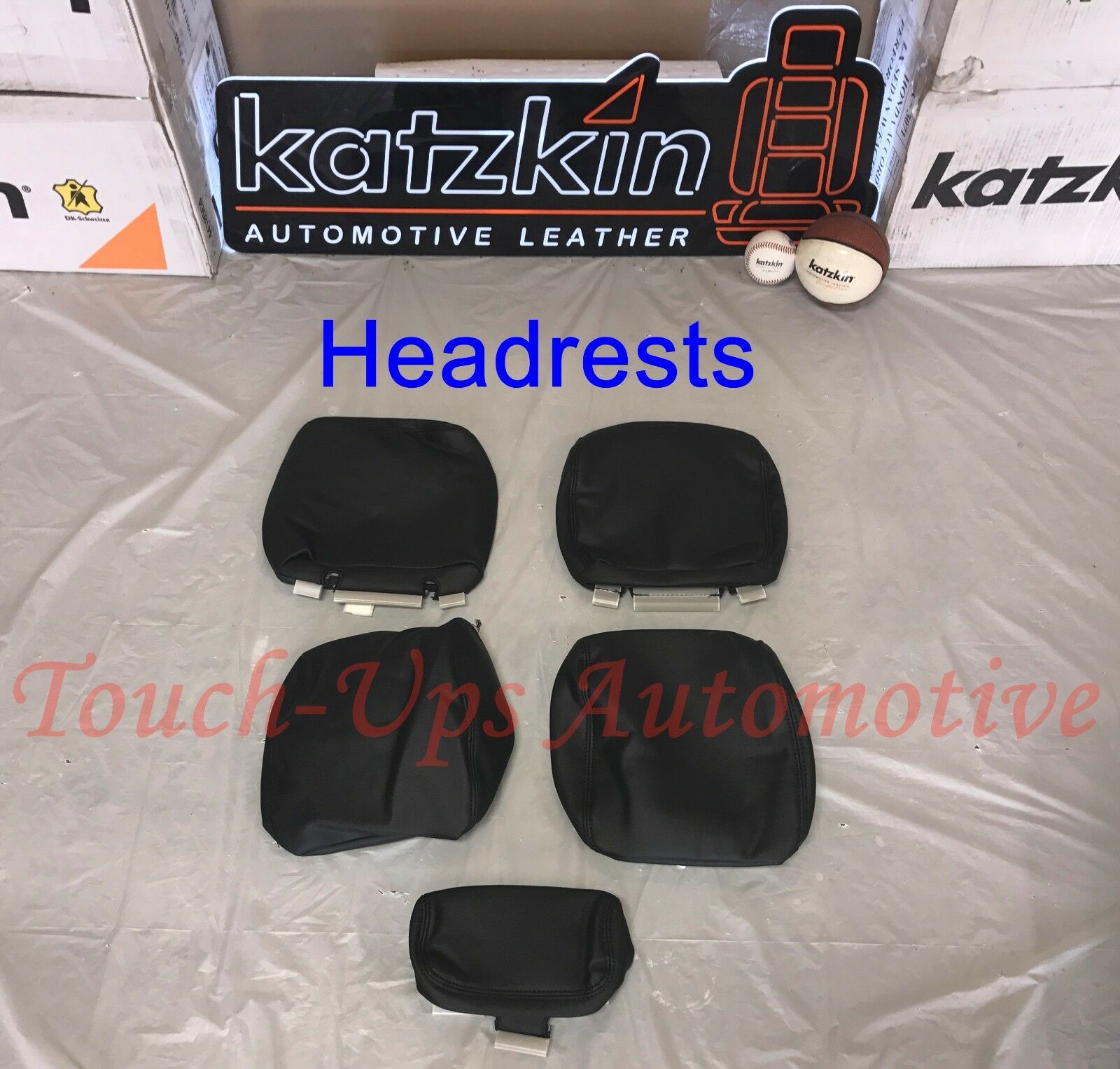 2013-2018 Dodge Ram Crew Cab Black Katzkin Leather Seats Kit Replacements Jump