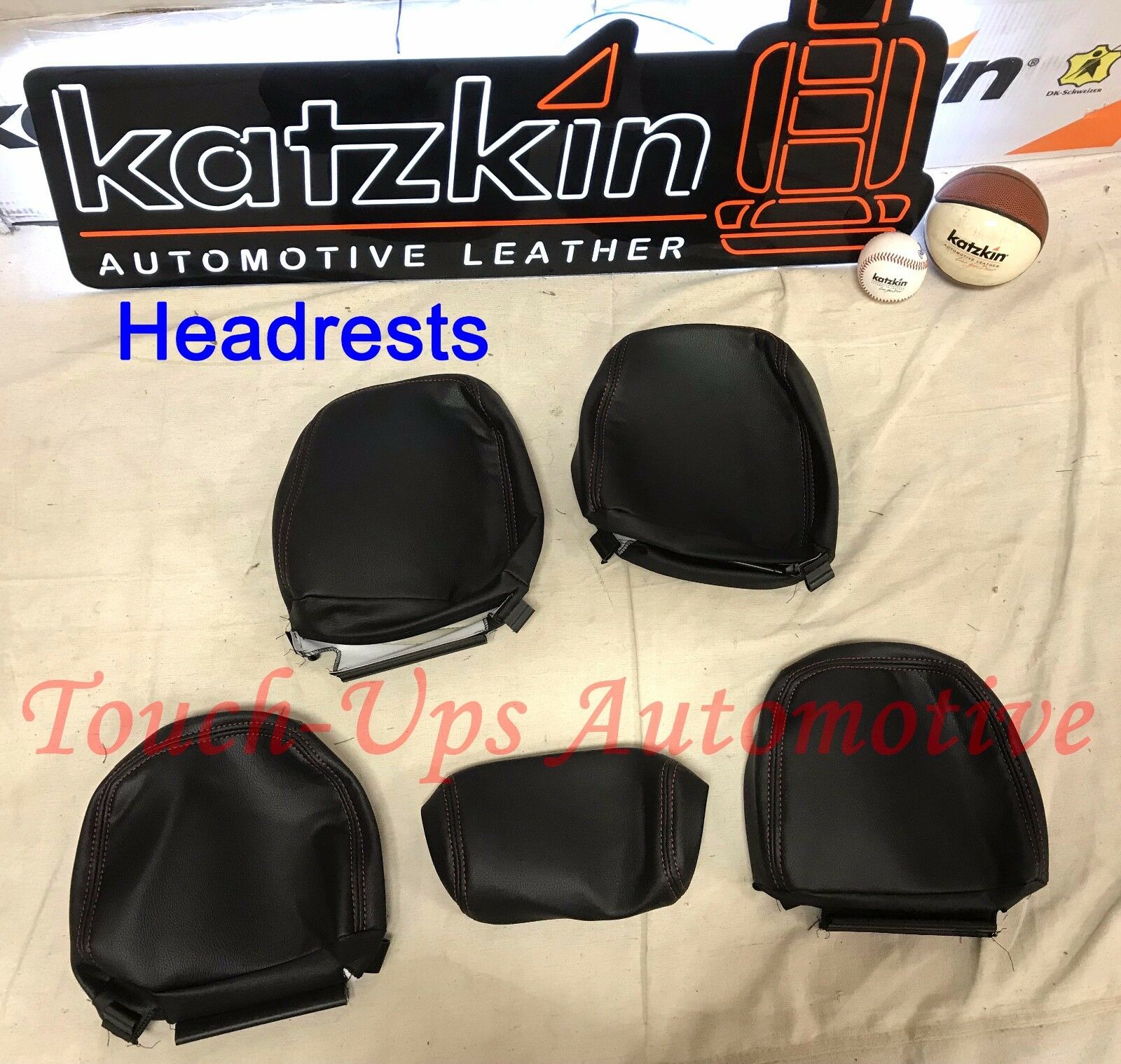 2016-2020 Toyota Tacoma DOUBLE Cab SR SR5 TRD KATZKIN Black Leather Kit Custom