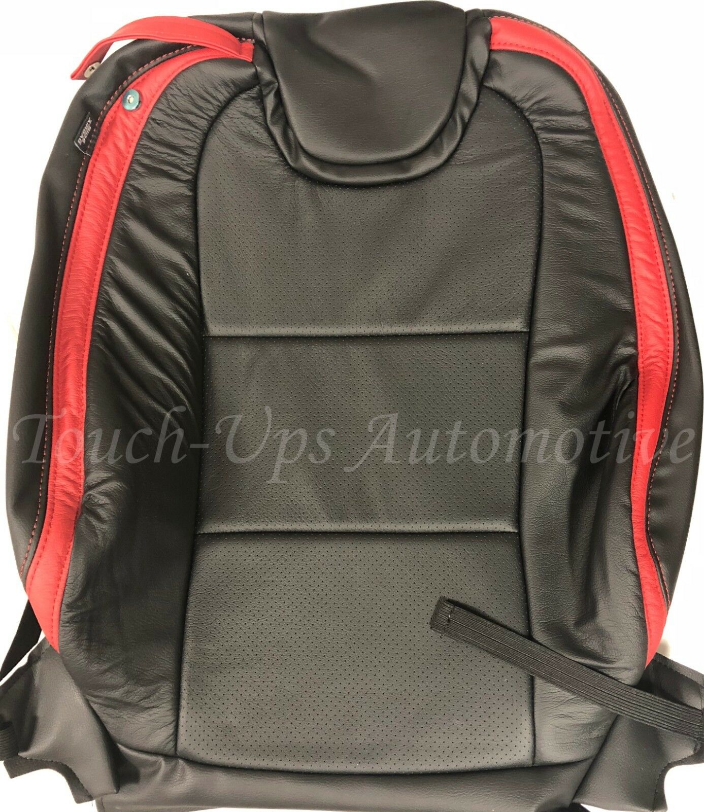 2010-2015 Camaro LS LT RS SS Custom KATZKIN Leather Seat Covers Kit Black Red