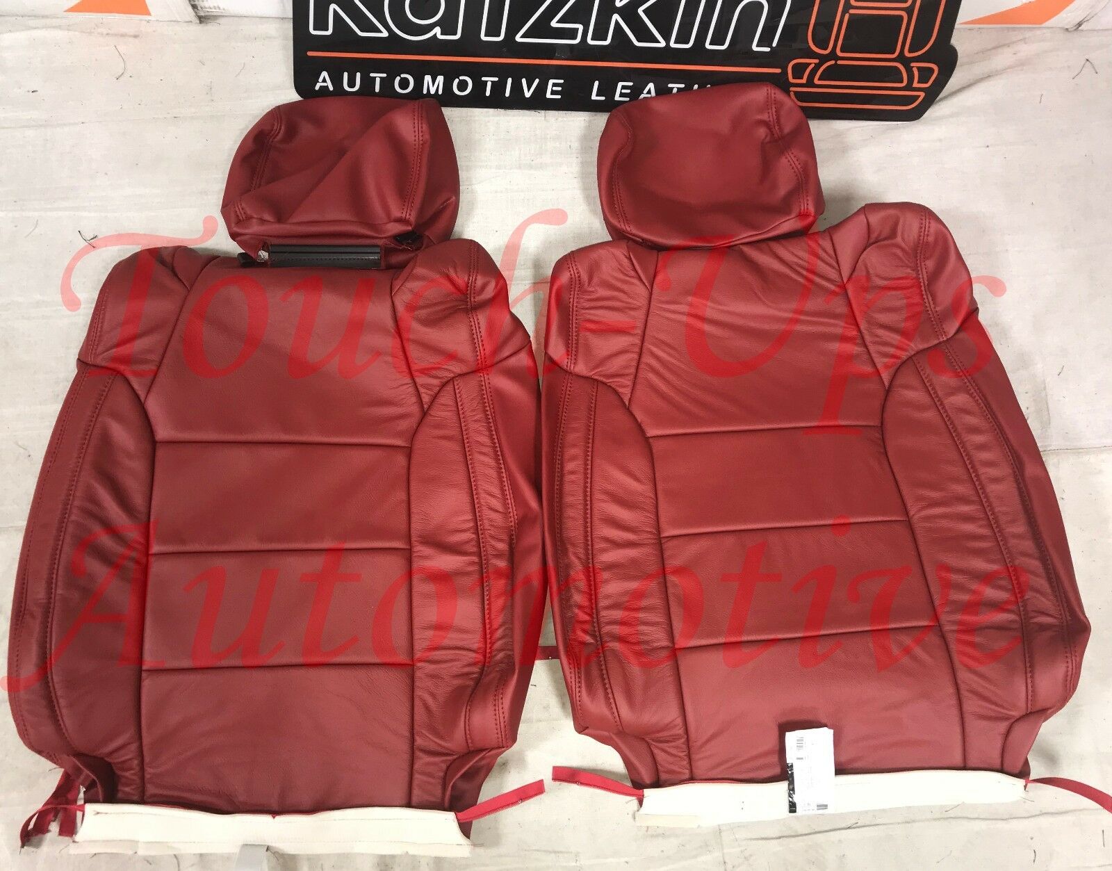 2014-2021 Toyota Tundra CrewMax KATZKIN Cardinal Red Leather Seats NEW SR5 TRD