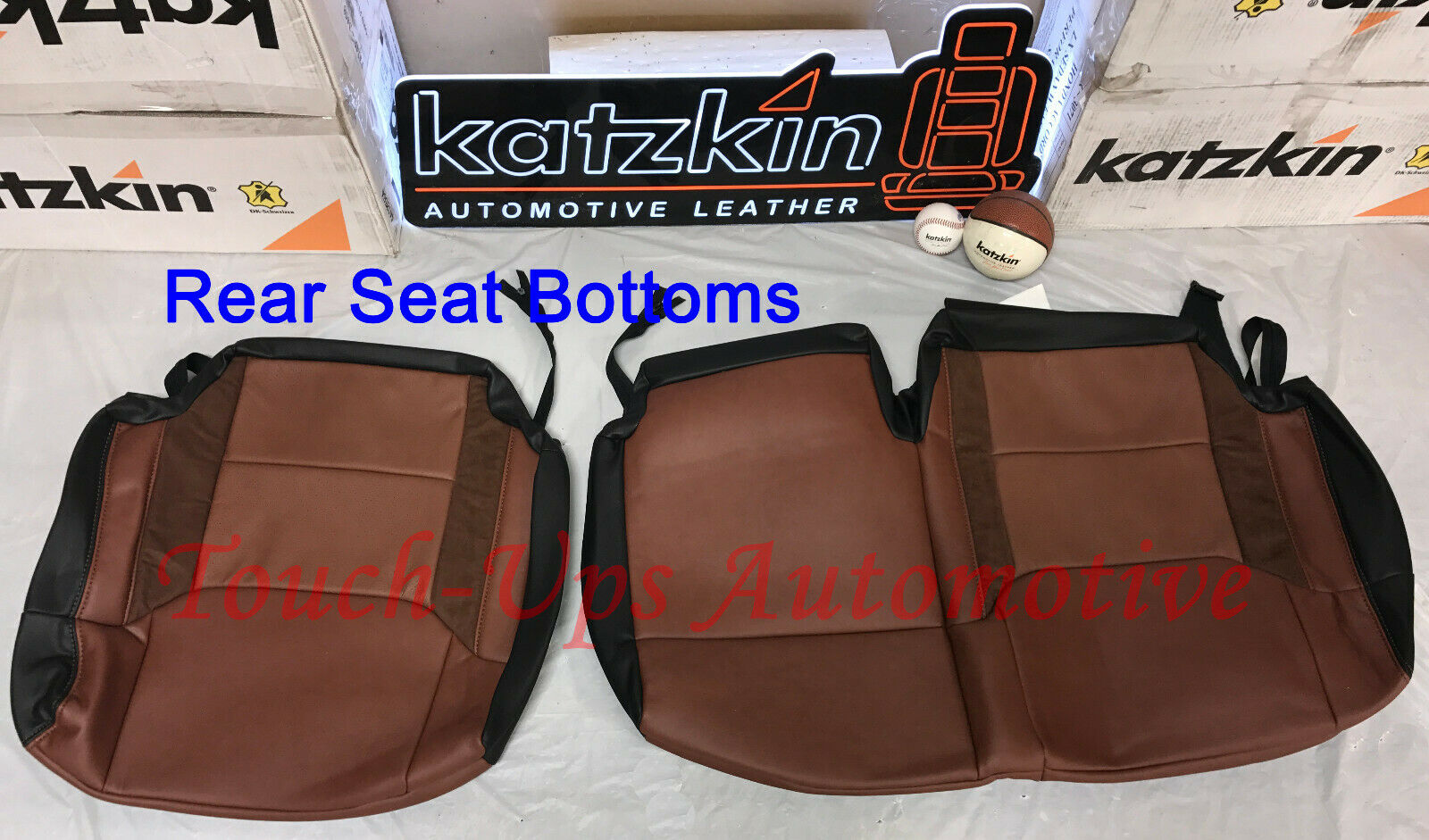 2014-2021 Toyota Tundra Double Cab CrewMax KATZKIN Mahogany SUEDE Leather seats