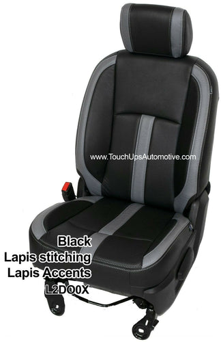13-18 Dodge Ram Crew or Quad Cab Black Diesel Gray accents Katzkin Leather Seat Covers