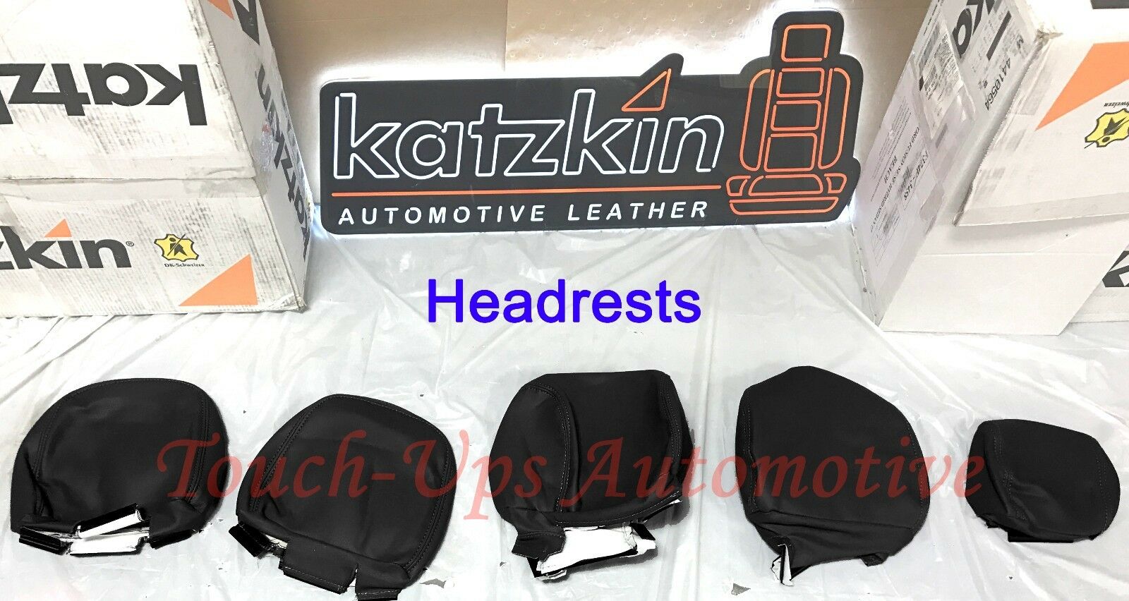 2013 2014 Ford F-150 XLT SuperCrew KATZKIN Leather Seat Covers Replacement Kit