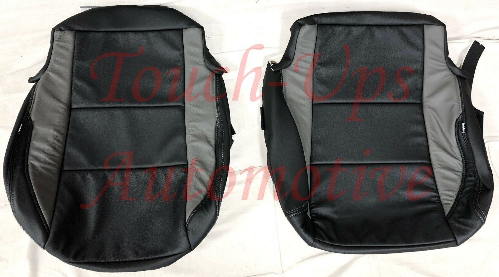 2016-2022 Tacoma DOUBLE Cab SR5 TRD Sport Black Gray Katzkin Leather Seat Covers Kit