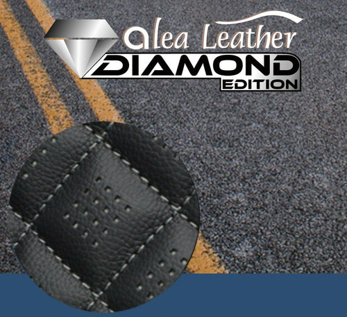 2014-2021 Toyota Tundra CrewMax ALEA Diamond Edition Leather Seat Covers Black