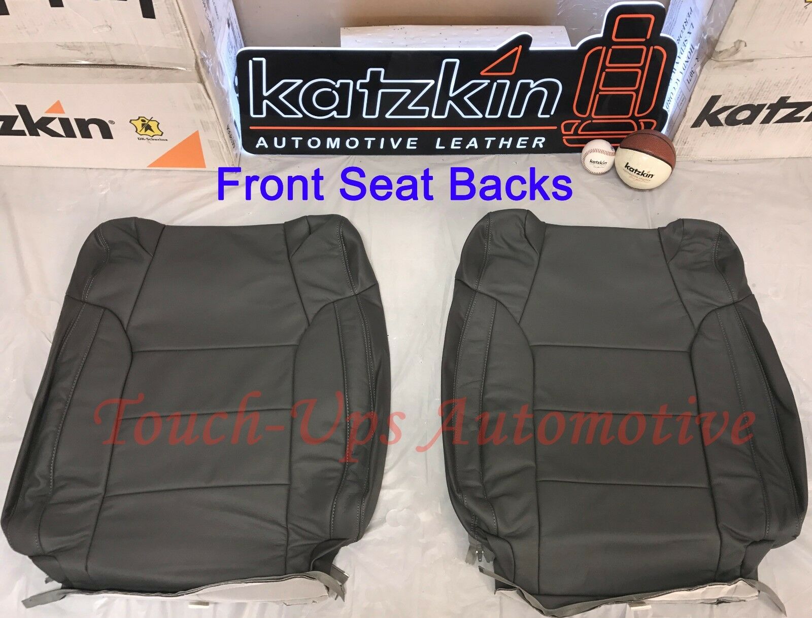 2014-2020 Toyota Tundra Double Cab KATZKIN Leather Seats SR5 TRD Charcoal Jump