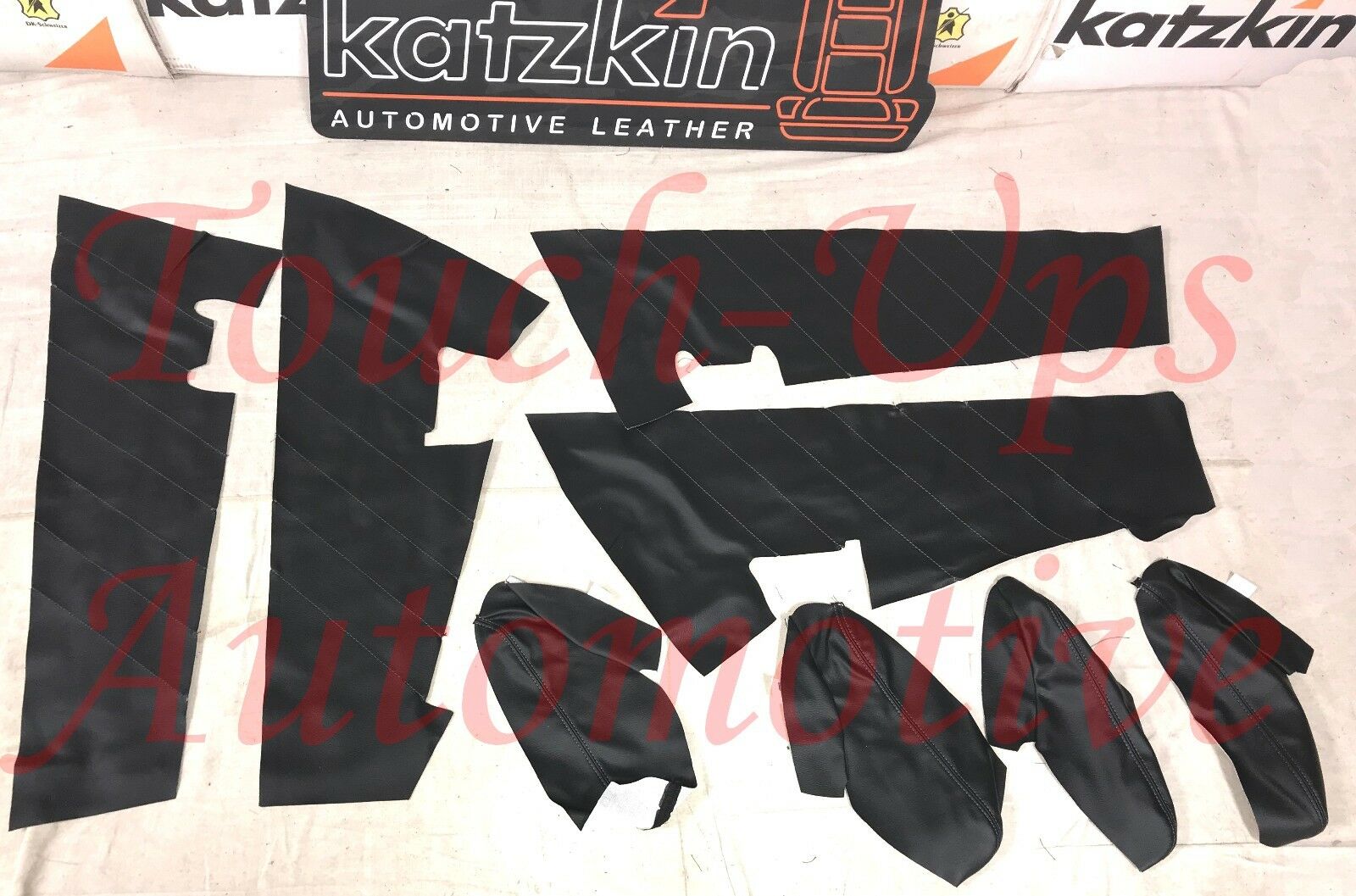 2015 2016 2017 2018 2019 Dodge Charger SXT RT Black KATZKIN Leather Seat Covers