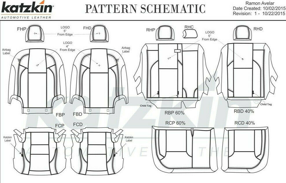 20-21 Toyota Tacoma DOUBLE Cab KATZKIN Black Leather Seat Covers ELECTRIC Driver