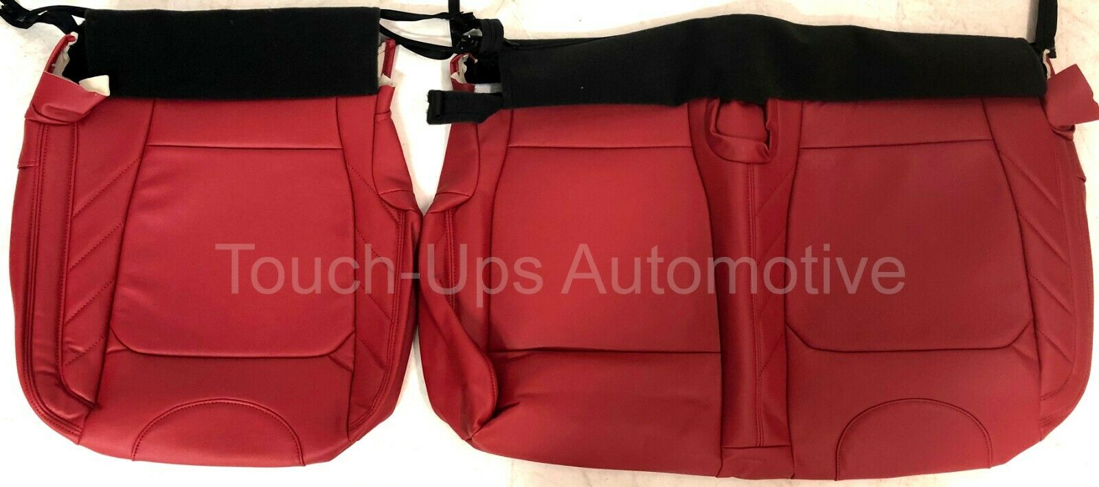 2015-2020 Ford F-150 XLT STX SuperCrew Crew Cab Leather Seat Covers Red Limited