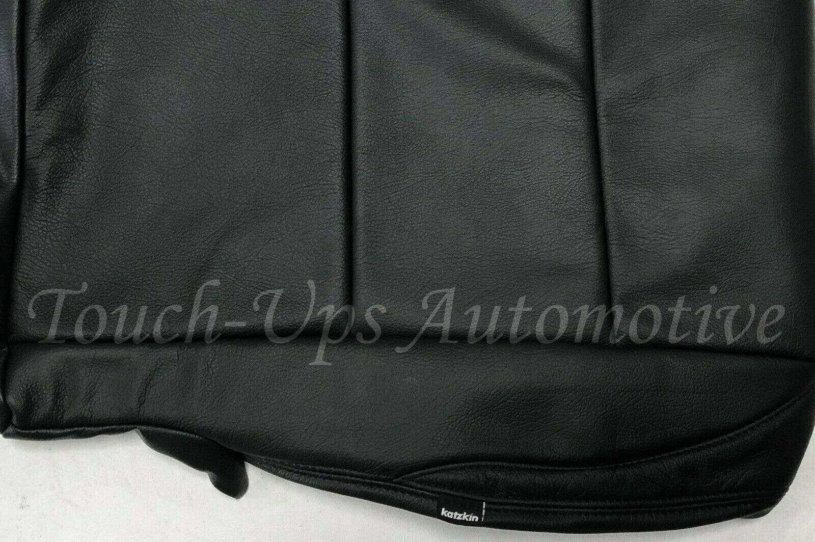20-21 Toyota Tacoma DOUBLE Cab KATZKIN Black Leather Seat Covers ELECTRIC Driver