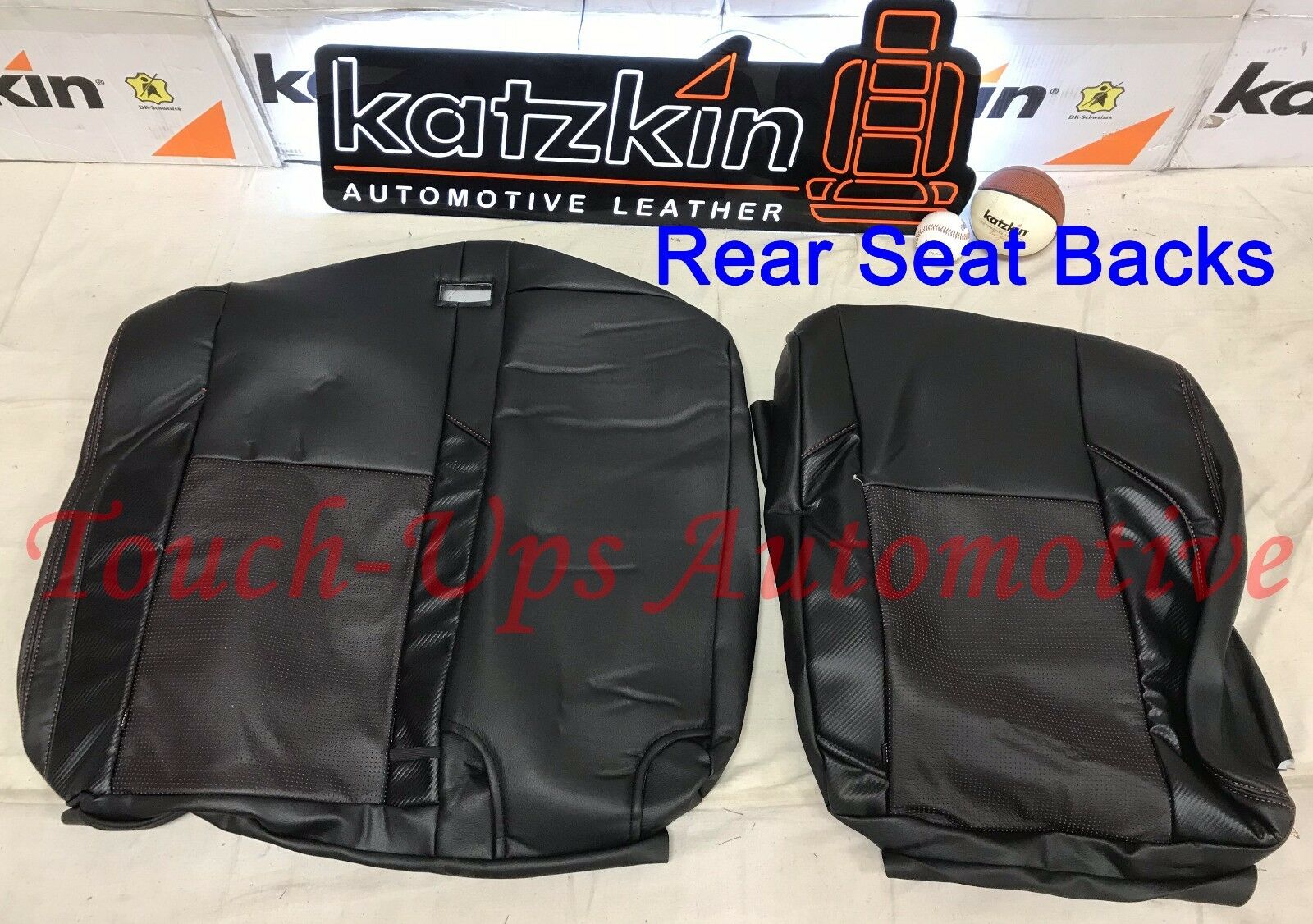 2016-2020 Toyota Tacoma DOUBLE Cab SR SR5 TRD KATZKIN Black Leather Kit Custom