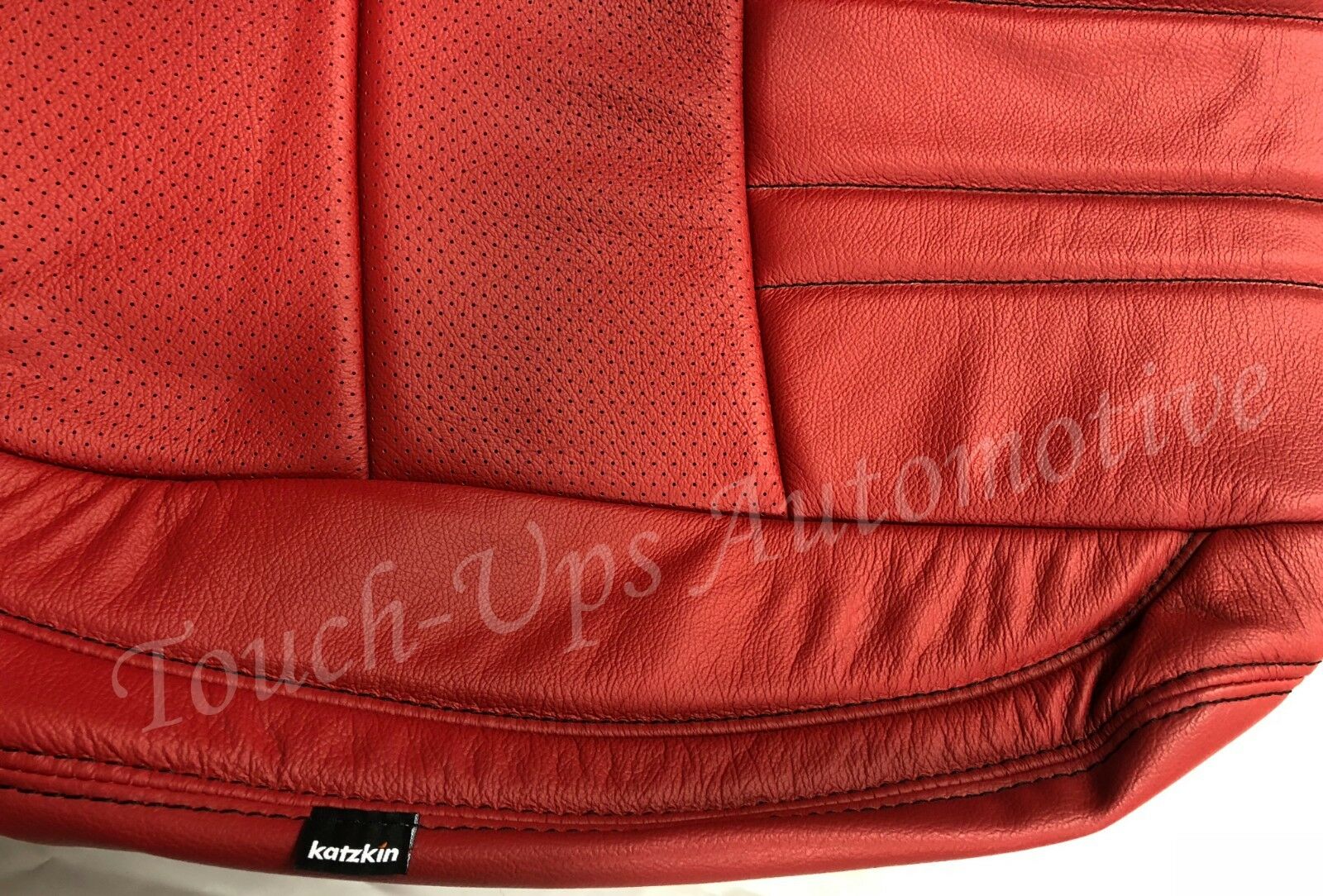 2018-2020 Honda Accord Sport EX Hybrid Sedan Red Blk Katzkin Leather Seat Covers