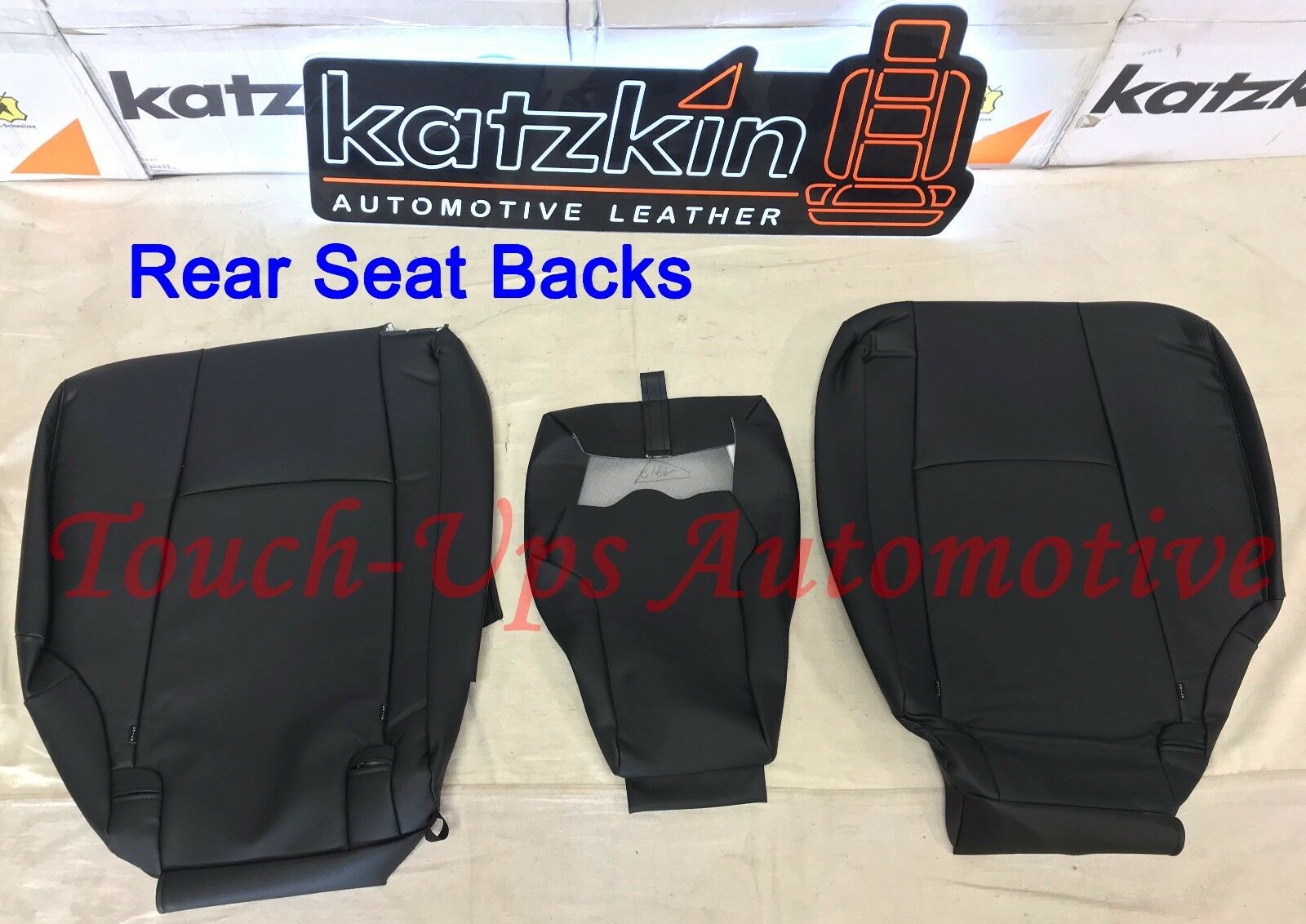 2011-2020 Toyota 4Runner 2 Row KATZKIN Black Leather Seat Covers Kit SR5 Trail