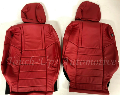 2011 2012 2013 2014 Dodge Challenger SE SXT RT KATZKIN Leather Seat Covers Red