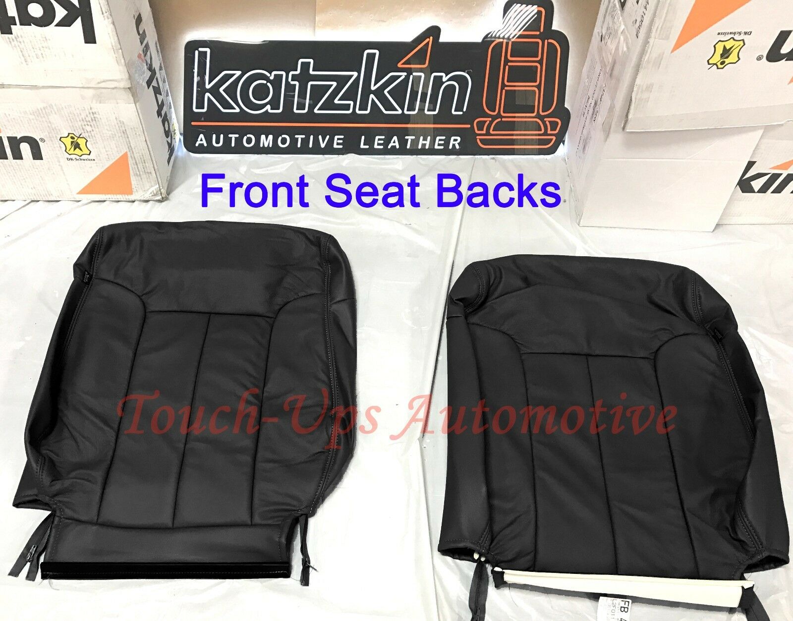 2013 2014 Ford F-150 XLT SuperCrew KATZKIN Leather Seat Covers Replacement Kit