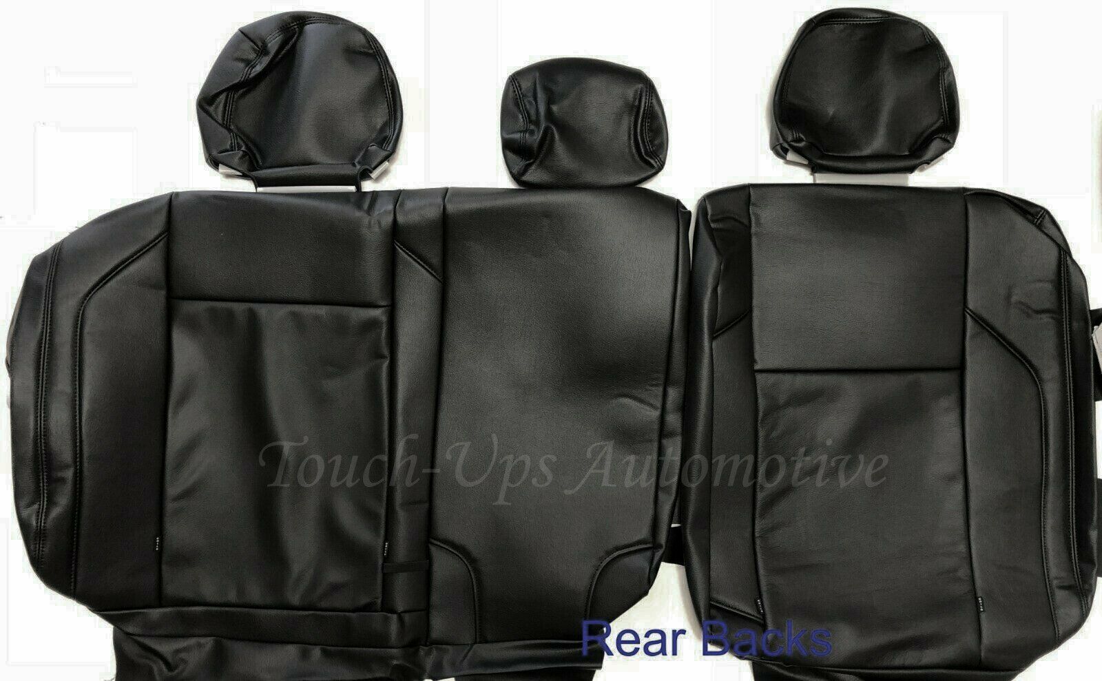 20-21 Toyota Tacoma DOUBLE Cab KATZKIN Black Leather Seat Covers ELECTRIC Driver