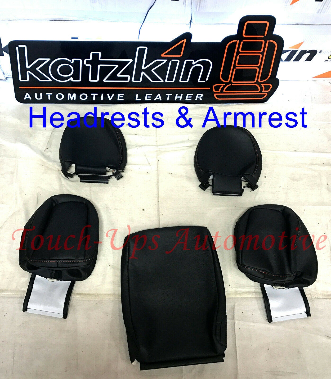 2015-2020 Chevrolet Colorado Crew Cab LT Z71 KATZKIN Leather Seat Covers Kit Red