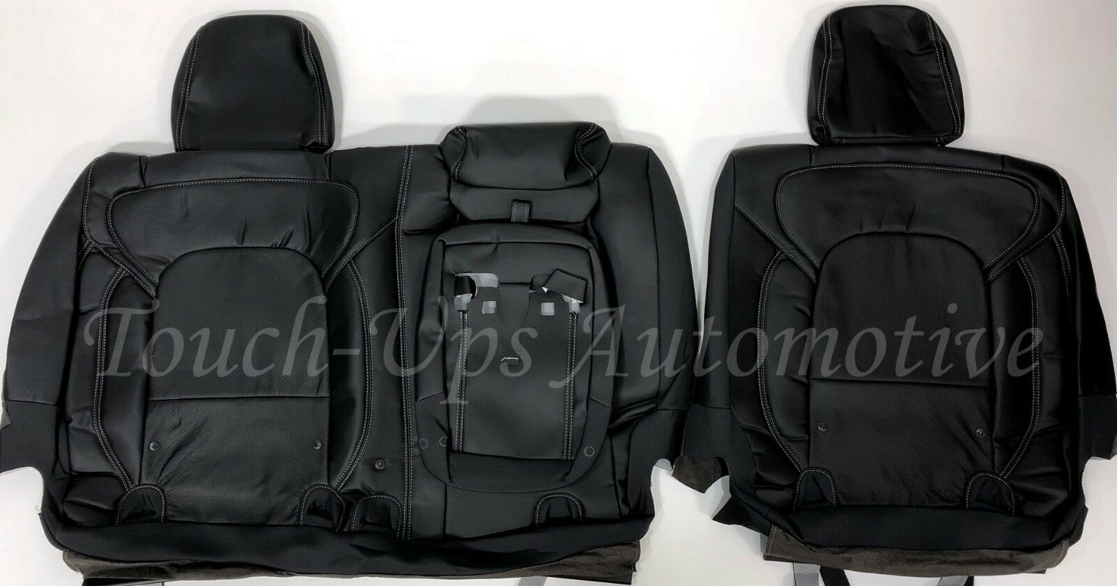 2019-21 Dodge Ram Crew Cab 2500 Big Horn Star KATZKIN Black Leather Seat Covers
