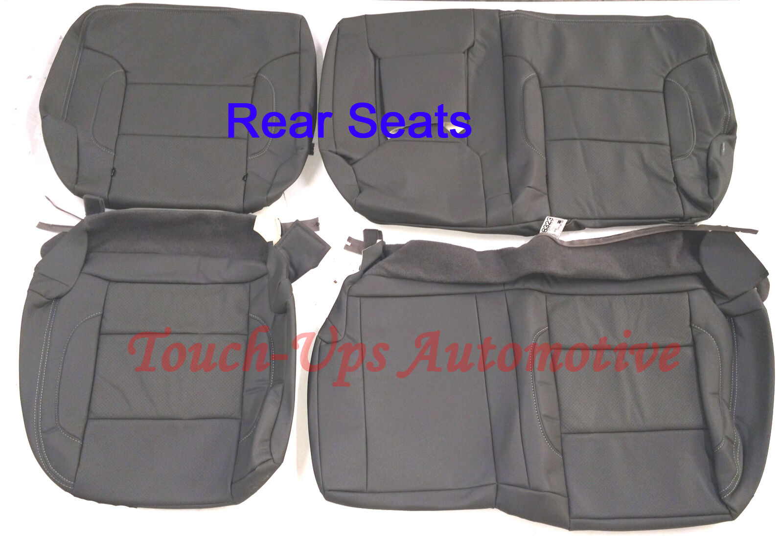 2014-2018 Silverado Crew Cab LT Katzkin Gray Dark Ash Leather Seat Covers Kit