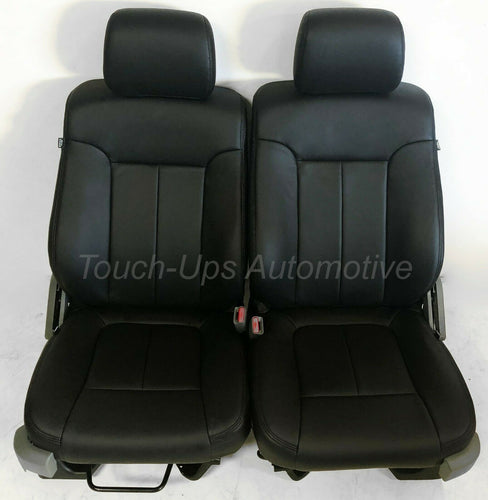 2013 2014 Ford F-150 XLT SuperCrew KATZKIN Leather Seat Covers Replacement Kit