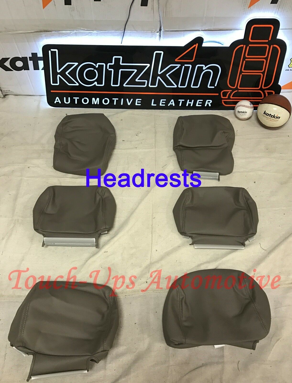 2015-2018 Chevrolet Tahoe Katzkin Cocoa Dune Leather Seat Covers Kit 3 Three Row
