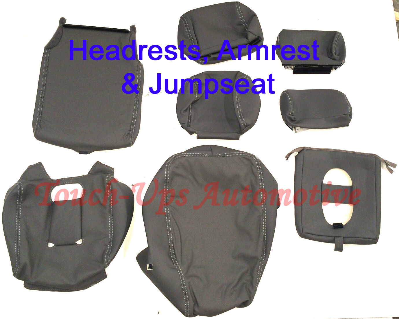 2014-2018 Silverado Crew Cab LT Katzkin Gray Dark Ash Leather Seat Covers Kit